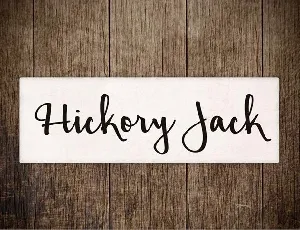 Hickory Jack Free font