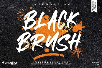 Black Brush font