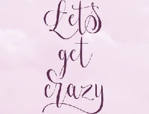 Lets get crazy font