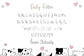 Daily Kitten font