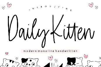 Daily Kitten font