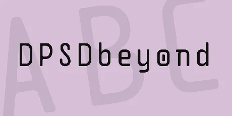 DPSDbeyond font