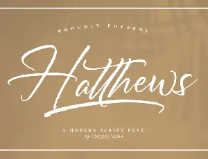 Hatthews font