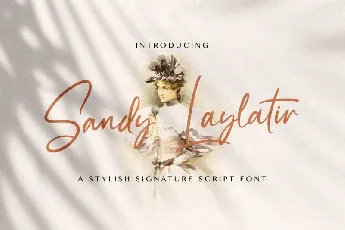 Sandy Lailyatir Script font