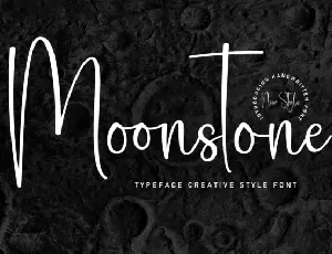 Moonstone Script font