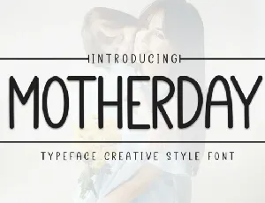 Motherday Display font