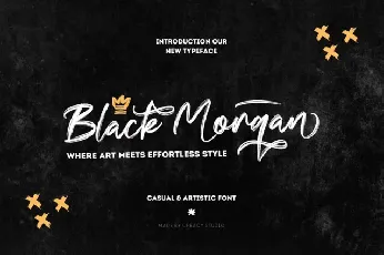 Black Morgan font