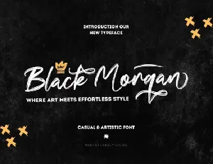 Black Morgan font