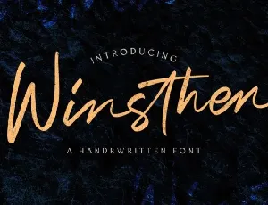 Winsthen Handwritten font