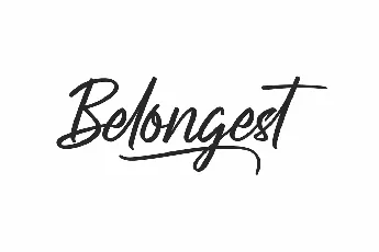 Belongest Demo font