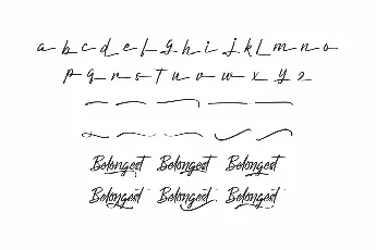 Belongest Demo font