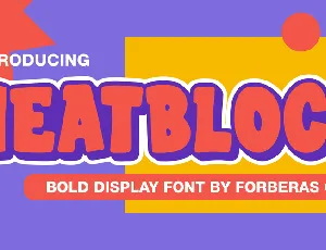 Meatblock Demo font