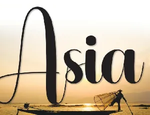 Asia font