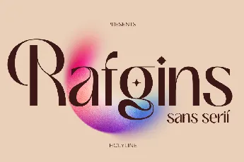 Rafgins font