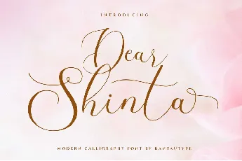 Dear Shinta font