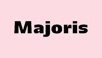 Majoris font