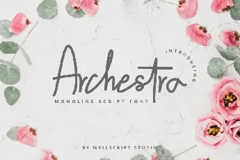 Archestra – Handwritten Script font