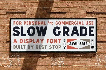 Slow Grade font