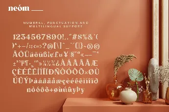 Neom font