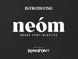 Neom font