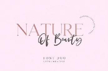 Nature of Beauty font