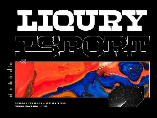 Liqury Esport - Demo Version font