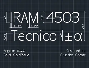 Tecnico font