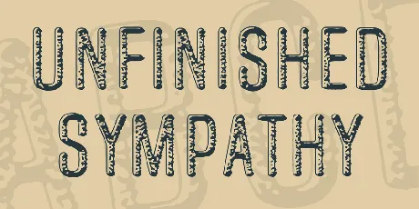 Unfinished Sympathy font