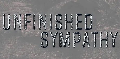 Unfinished Sympathy font