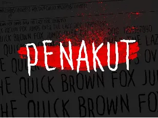 Penakut font