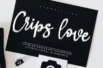 Crips love Script font