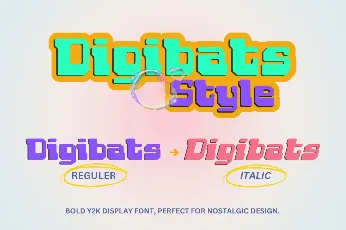 Digibats font