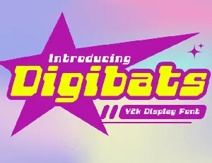 Digibats font