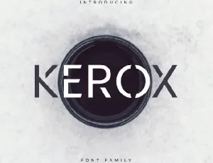 Kerox Sans Serif font