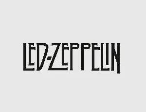 Led Zeppelin font