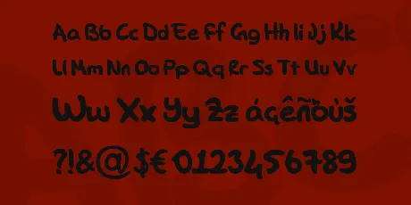 DK Hand font