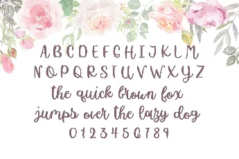 Winter in March font