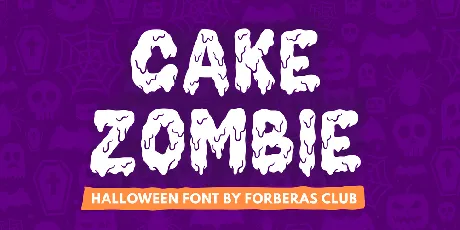 Cake Zombie font