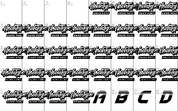 Race Stripe Demo font