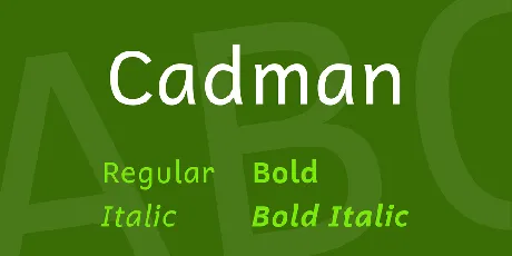 Cadman font