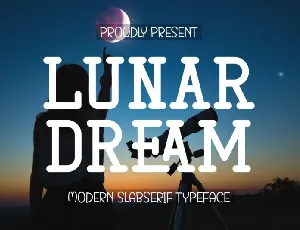 Lunar Dream Display font