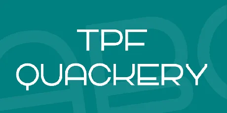 TPF Quackery font