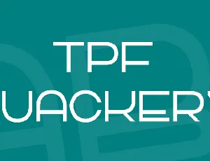 TPF Quackery font