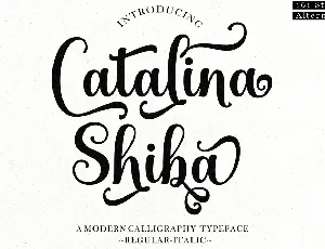 Catalina Shiba font