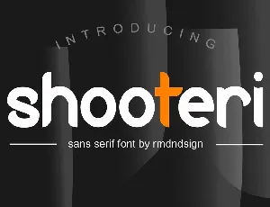 Shooteri font