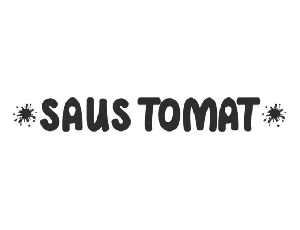 Saus Tomat font