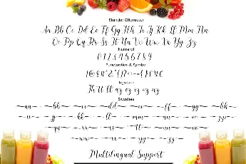 Smoothie font