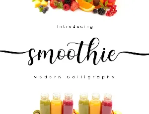 Smoothie font