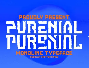 Purenial DEMO font