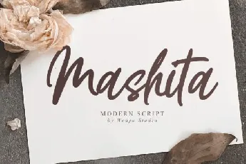 Mashita Script font